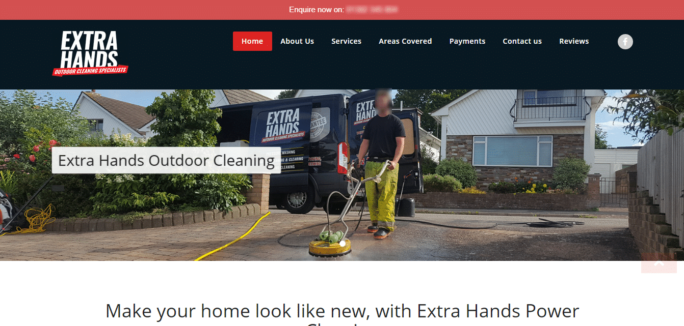 WordPress Maintenance Package UK Extra Hands Outdoor Cleaning