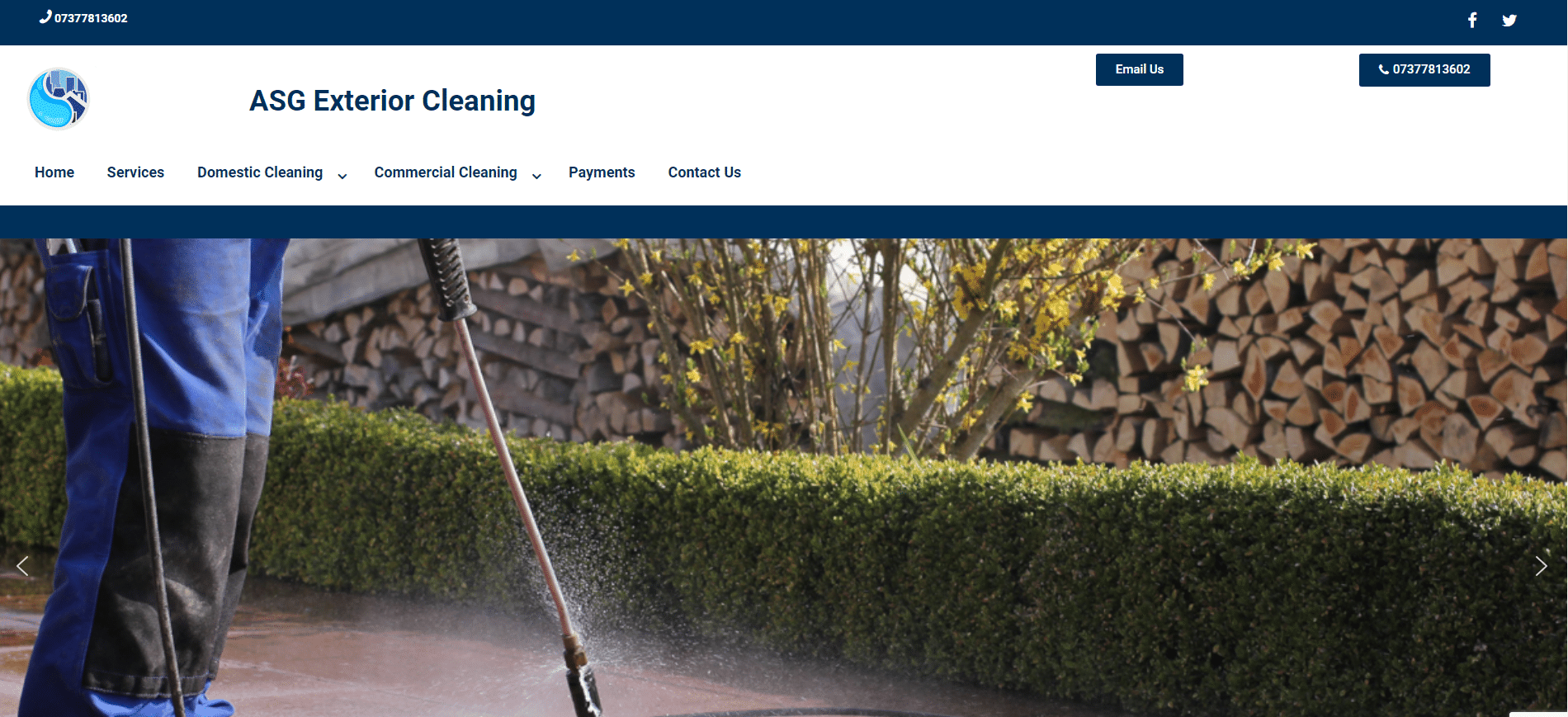 Cleaning Company Website Design