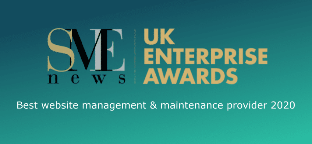 WordPress Maintenance Services UK SME AWARDS
